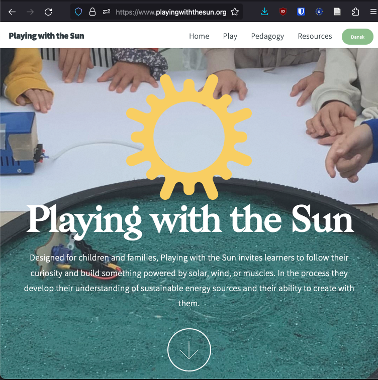The Playing with the Sun website.